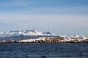 Vista a Chile desde Canal Beagle
