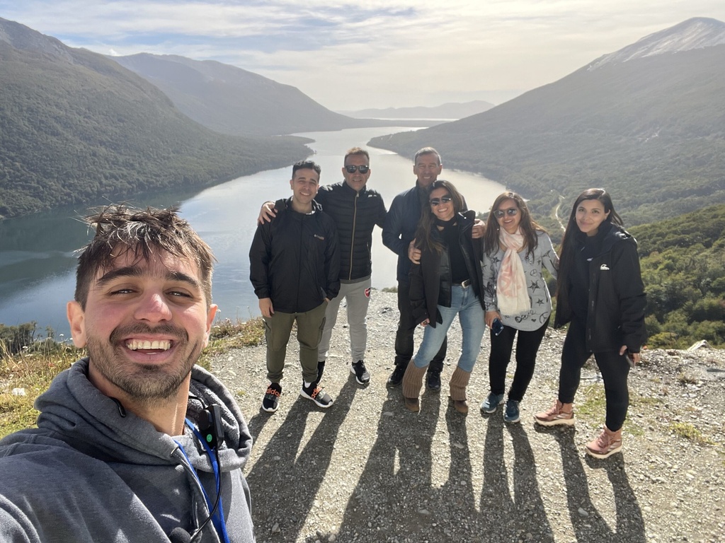 Vista aérea Lago Escondido