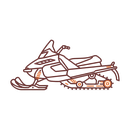 The adventure begins with a snowmobile ride