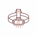 Começamos a descida com lanternas frontais e grampons